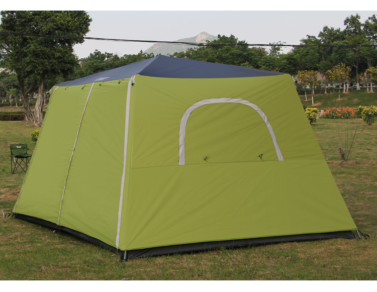 Cheap Goat Tents Outdoor Camping Automatic Tent 4 8 People Double layer Rainproof Beach One Bedroom One Living Room Ultra large Tent new   